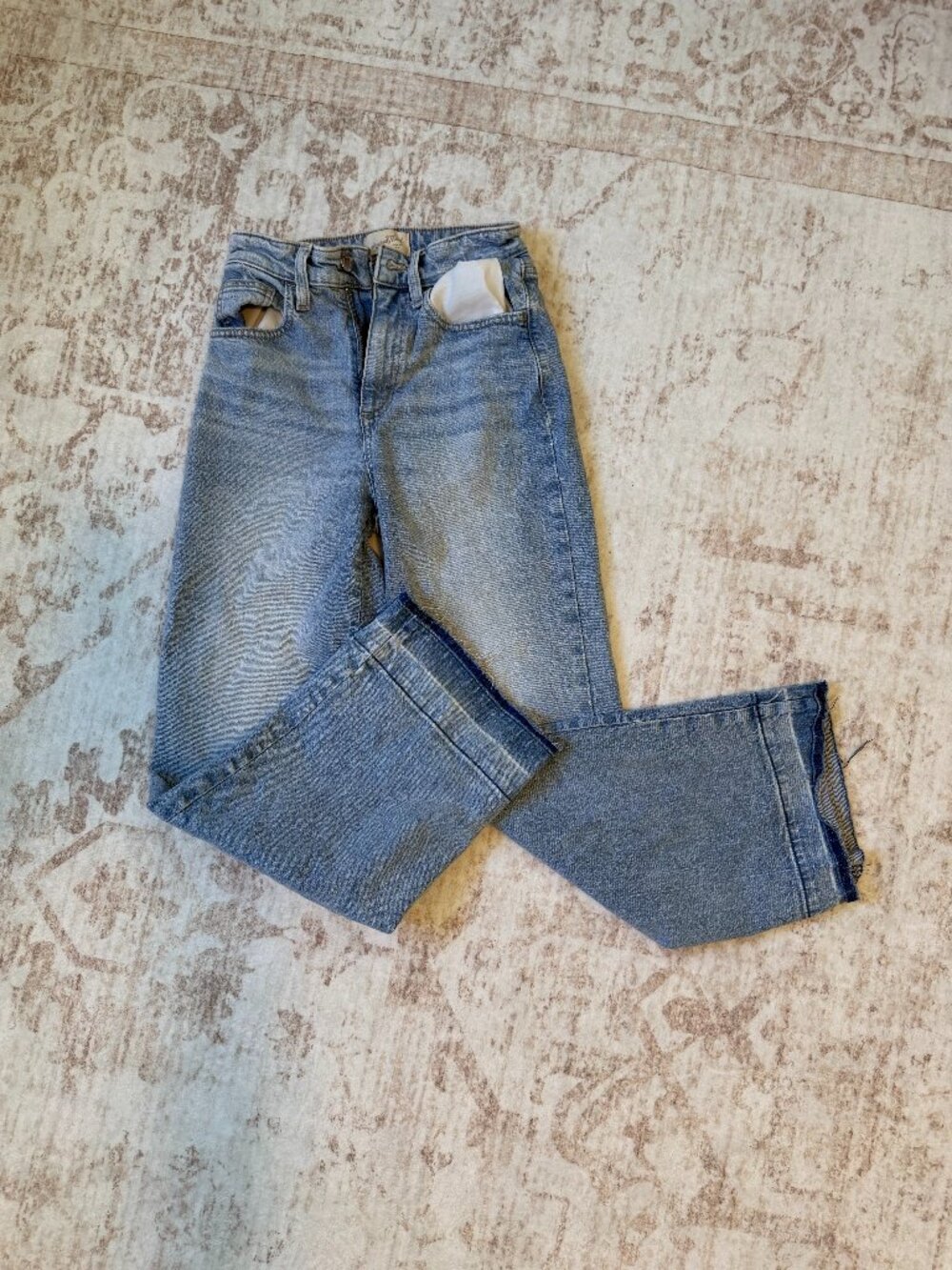 Universal Thread High Rise Wide Leg Jeans Light Wash Size 00